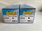 Canon 045 H Laser Gartridge 1 x Zwart en 1 x Magenta rose., Ophalen, Nieuw, Cartridge, Canon