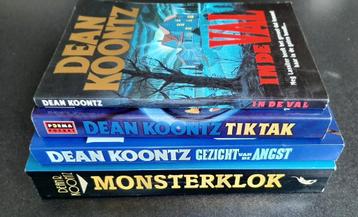 4 boeken van Dean Koontz - o.a. Gezicht van de angst beschikbaar voor biedingen