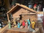 Kerststal met figuurtjes, Diversen, Kerst, Ophalen of Verzenden, Gebruikt