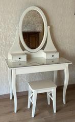 Kaptafel Ikea - Wit met krukje, Ophalen, Gebruikt, 50 tot 100 cm, 100 tot 150 cm