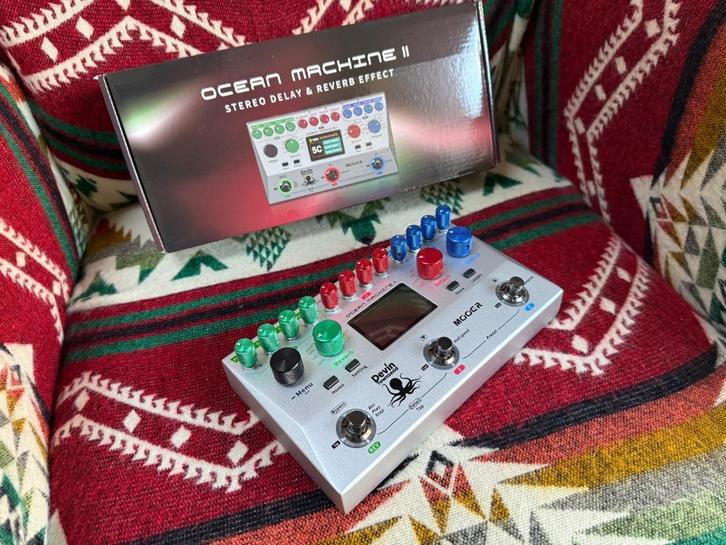 Mooer Ocean Machine II - Dual Delay & Reverb effectpedaal, Muziek en Instrumenten, Effecten, Nieuw, Delay of Echo, Reverb, Ophalen of Verzenden