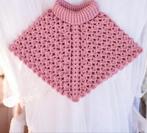 Poncho turtleneck roze, Verzenden, Nieuw, Meisje