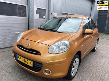 Nissan Micra 1.2 Acenta 5DR 2011 Oranje-Clima-Cruise-APK beschikbaar voor biedingen