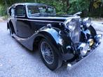 Jaquar MK 4   bjr 1948, Auto's, Oldtimers, Achterwielaandrijving, Zwart, Zwart, Leder