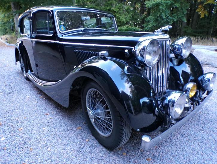 Jaquar MK 4   bjr 1948, Auto's, Oldtimers, Particulier, Jaguar, Benzine, Handgeschakeld, Zwart, Zwart, Leder, Achterwielaandrijving