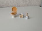 Sylvanian families toilet / wc set 🏠, Ophalen of Verzenden, Zo goed als nieuw, Poppenhuis