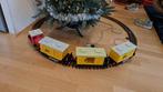 Superdeal 1 locomotief en 3 wagons, Hobby en Vrije tijd, Gelijkstroom, Ophalen of Verzenden, LGB, Analoog