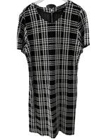 Claudia Strater jersey jurk pied de coq zwart wit 44, Verzenden, Zwart, Maat 42/44 (L), Zo goed als nieuw