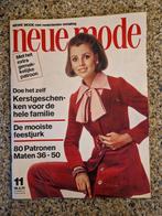Zelfmaak Neue Mode November 1970, Hobby en Vrije tijd, Kledingpatronen, Overige merken, Vrouw, Ophalen of Verzenden, Overige typen