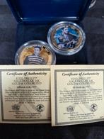 Elvis Presley 24K Vergulde Munten Set, Postzegels en Munten, Ophalen of Verzenden, Overige landen, Setje