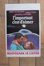 filmaffiche Romy Schneider L'important c'est d'aimer poster, Verzamelen, Rechthoekig Staand, Ophalen of Verzenden, Zo goed als nieuw