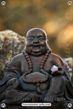 Tuinposter-Schuttingposter Boeddha-Buddha 80x120 cm (bxh), Tuin en Terras, Tuinwanddecoratie, Verzenden, Nieuw, Info@GoodSmiling.com