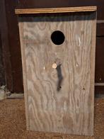 Nestblok broedblok grote parkiet autoband, Ophalen, Hout, Vogelkooi