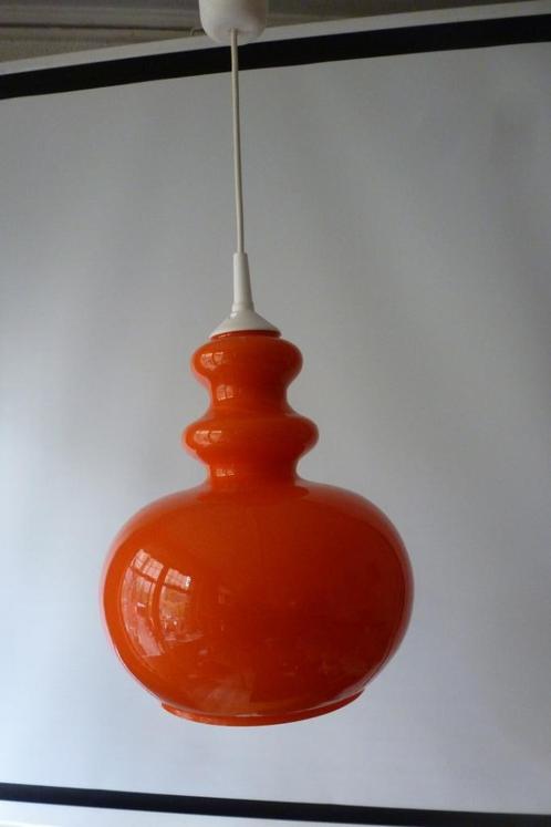 HANGLAMP,PEILL&PUTZLER,sixties,zeventies,vintage, Huis en Inrichting, Lampen | Hanglampen, Gebruikt, 50 tot 75 cm, Glas, Ophalen of Verzenden