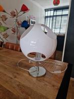 Vintage kare design tafellamp jaren 80, Huis en Inrichting, Lampen | Tafellampen, Kunststof, Gebruikt, Ophalen of Verzenden