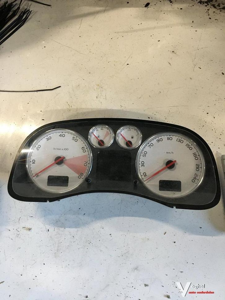 Peugeot 307cc Cabrio Km Tellerklok, Auto-onderdelen, Dashboard en Schakelaars, Gebruikt, Ophalen of Verzenden