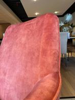 Comfortabele fauteuil in unieke roze stof, Ophalen, Info@vissermeubelen.nl, SEVN, Nieuw