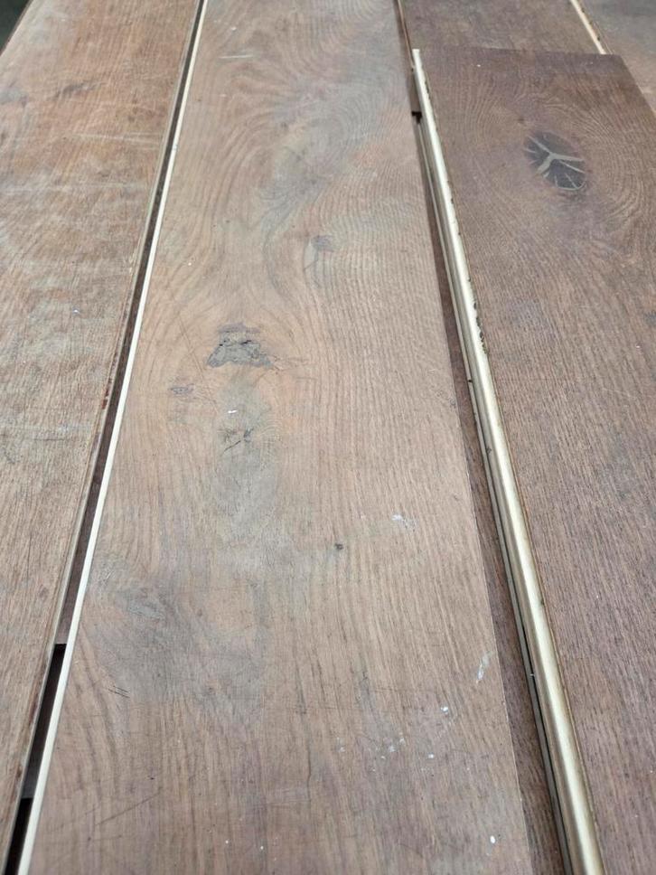 Eiken houten vloer 32m2, Doe-het-zelf en Verbouw, Vloerdelen en Plavuizen, Gebruikt, Vloerdelen of -planken, Hout, 150 cm of meer
