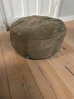 Poef HK living olijf groen, Ophalen, Gebruikt, Rond, 50 tot 75 cm