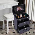 Rollende Make-Up Trolley, Sieraden, Tassen en Uiterlijk, Niet ingevuld, Gehele gezicht, Zwart, Niet ingevuld