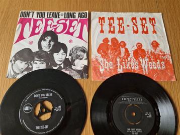 Tee-Set ‎– Don't You Leave & She Likes Weeds, samen 6 euro beschikbaar voor biedingen