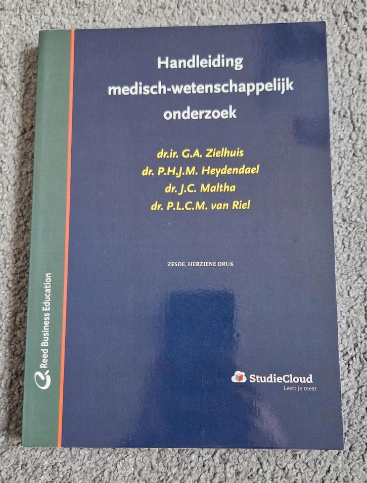 Handleiding medisch-wetenschappelijk onderzoek, Boeken, Studieboeken en Cursussen, Zo goed als nieuw, HBO, Ophalen of Verzenden