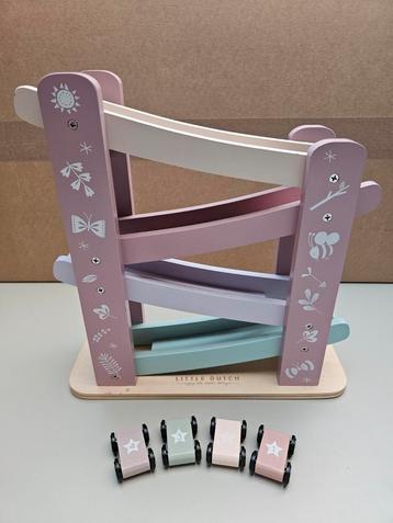 Little Dutch Houten Racebaan met Autootjes beschikbaar voor biedingen