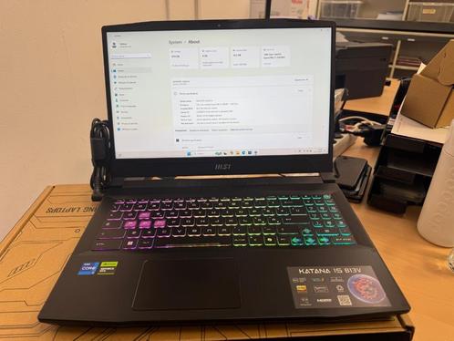 MSI Katana 15 B13VFK Gaming Laptop I7 / 16GB NIEUW in Doos., Computers en Software, Windows Laptops, Nieuw, 15 inch, SSD, 4 Ghz of meer