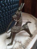 Vintage brons beeldje uit India van een ezel, Brons, Ophalen