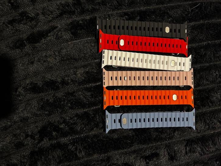 Set van 6 Apple Watch-bandjes, Audio, Tv en Foto, Fotografie | Accu's en Batterijen, Nieuw, Ophalen of Verzenden