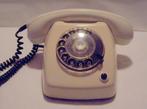 Mooie vintage  ivoorwitte PTT draaischijftelefoon T65. Izgs., Ophalen of Verzenden, Zo goed als nieuw, Met draaischijf