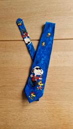 Vintage Snoopy Stropdas - Blauw, Blauw, Peanuts, Ophalen of Verzenden, Zo goed als nieuw
