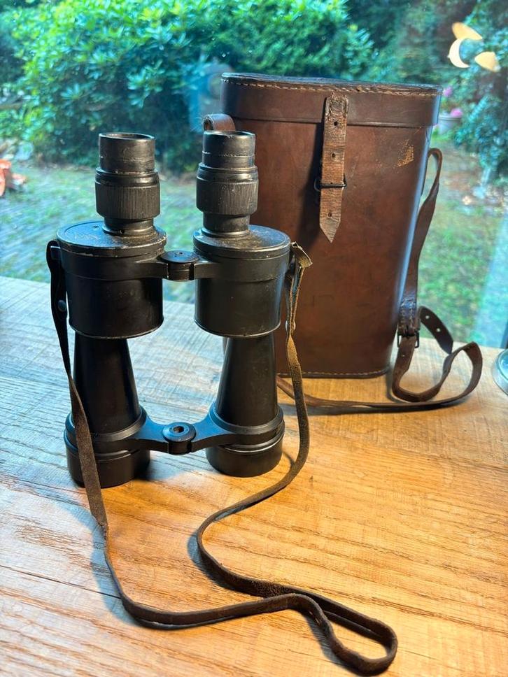 Duits dienstglas WO2 met kijkerdoos, Verzamelen, Militaria | Tweede Wereldoorlog, Duitsland, Ophalen of Verzenden