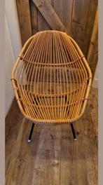 Te koop Vintage Rohe rotan stoel, Ophalen, Zo goed als nieuw, Bruin, Eén