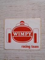 sticker WIMPY racing team, Verzamelen, Ophalen of Verzenden, Zo goed als nieuw, Merk