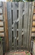 Tuinpoort 90x180 - geïmpregneerd hout, Ophalen, Gebruikt, Minder dan 100 cm, Draaipoort