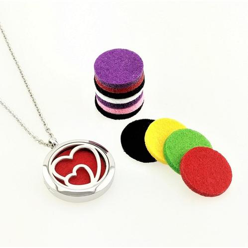Aromatherapie Etherische Olie Diffuser Ketting + Medaillon, Sieraden, Tassen en Uiterlijk, Kettingen, Nieuw, Overige materialen