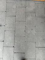 Terras tegels 100-110m2 antraciet 30x20x4, Beton, Gebruikt, Ophalen of Verzenden, Terrastegels