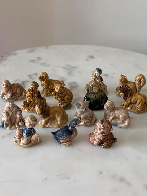 Set van 15 Wade beeldjes dieren en figuren, Verzamelen, Beelden en Beeldjes, Zo goed als nieuw, Dier, Ophalen of Verzenden