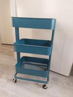 Ikea raskog trolley. Keukentrolley blauw, Ophalen, Zo goed als nieuw