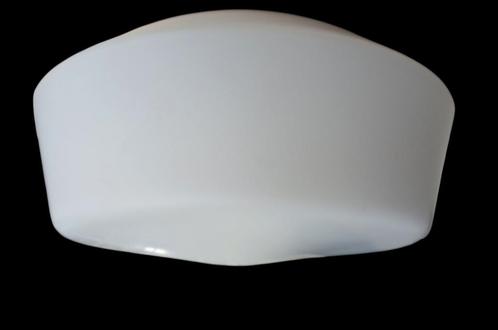 RZB plafondlamp, opaalglas, vintage, 21 cm, Huis en Inrichting, Lampen | Plafondlampen, Gebruikt, Glas, Ophalen of Verzenden