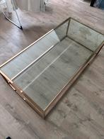 Design salontafel Studio Copenhagen - Glas/RVS koper, Ophalen, 100 tot 150 cm, 50 tot 100 cm, Hotel Chique