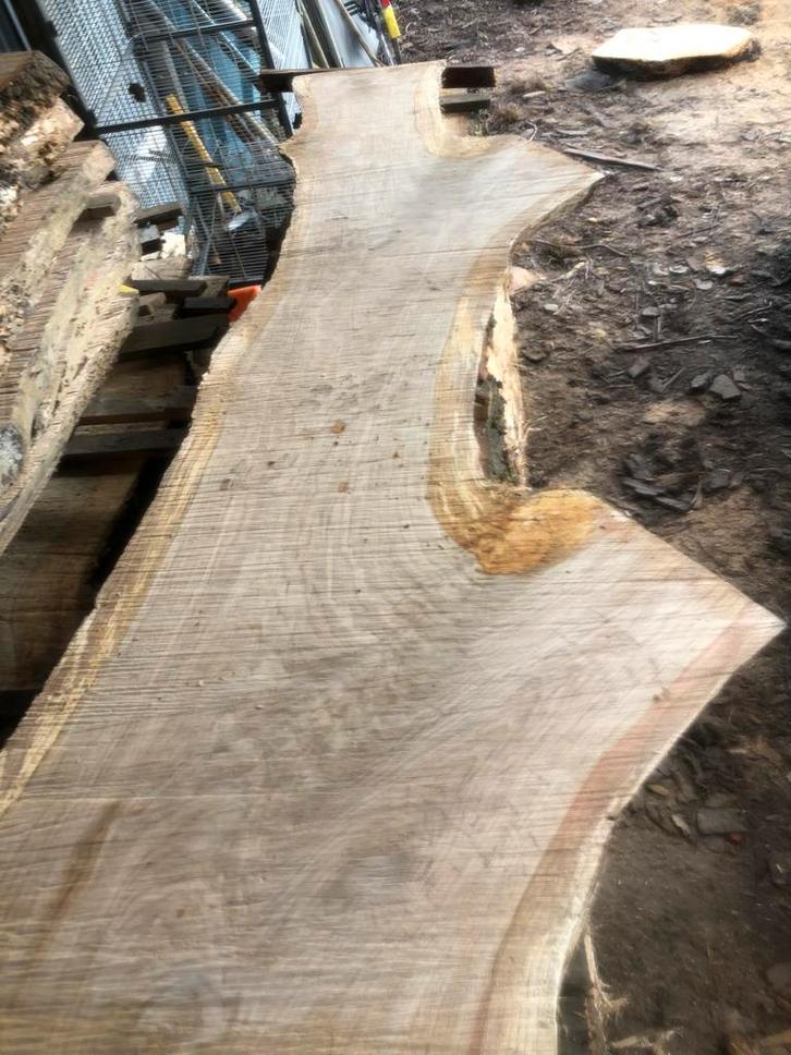 Mooie drooge Boomstamplanken/schaaldelen TE KOOP!, Doe-het-zelf en Verbouw, Hout en Planken, Ophalen