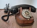 Gave vintage koperen RTT 56B telefoon draaischijf bakeliet, Ophalen, Koper