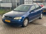 Opel Astra 1.6 16V 5D 2004 Blauw Airco, Auto's, Voorwielaandrijving, 4 cilinders, Blauw, 100 pk