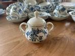 Blue Danube suikerpot, Ophalen of Verzenden