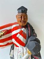Japanse houten Ittobori Noh theater figuur, Antiek en Kunst, Kunst | Beelden en Houtsnijwerken, Verzenden