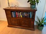 Eikenhouten boekenkast (ophalen in Wezep), Huis en Inrichting, Ophalen, Met plank(en), Gebruikt, 100 tot 150 cm