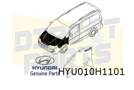 Hyundai H200 2/98-1/08 voorscherm Links Origineel! 663114A50, Auto-onderdelen, Carrosserie en Plaatwerk, Spatbord, Hyundai, Nieuw