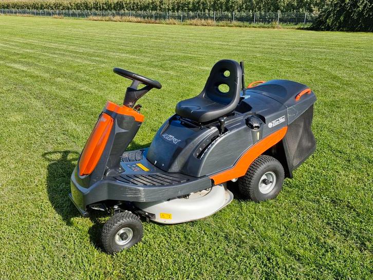 Oleo-Mac Zitmaaier - Compact & Wendbaar!, Tuin en Terras, Zitmaaiers, Zo goed als nieuw, Minder dan 90 cm, Elektrische starter